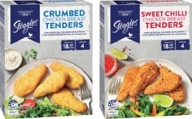 Steggles+Chicken+Breast+Tenders+or+Fingers+400g+Selected+Varieties