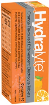 Hydralyte+Effervescent+Electrolyte+Tablets+10+Pack%2A+Selected+Varieties
