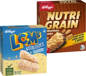 Kelloggs-Nutri-Grain-or-LCM-Bars-5-Pack-Selected-Varieties on sale