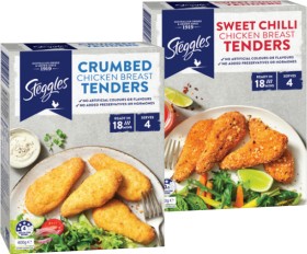 Steggles+Chicken+Breast+Tenders+or+Fingers+400g+Selected+Varieties