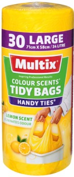 Multix+Colour+Scents+Handy+Ties+Tidy+Bags+Large+30+Pack+Selected+Varieties