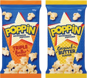 Poppin+Microwave+Popcorn+100g+Selected+Varieties