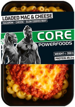 NEW+Core+Powerfoods+Loaded+Mac+%26amp%3B+Cheese+350g