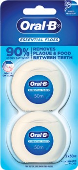 Oral-B+Floss+Essential+2+x+50m