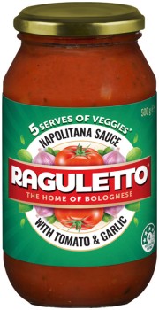Raguletto+Pasta+Sauce+500g+Selected+Varieties
