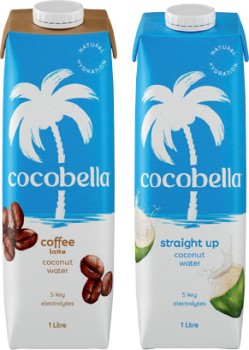Cocobella-Coconut-Water-1-Litre-Selected-Varieties on sale