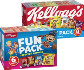 Kellogg%26rsquo%3Bs+Fun+Pack+Assorted+Cereals+170g+or+Variety+Pack+275g