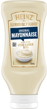 Heinz+Seriously+Good+Mayonnaise+or+Aioli+Squeezy+500mL+Selected+Varieties