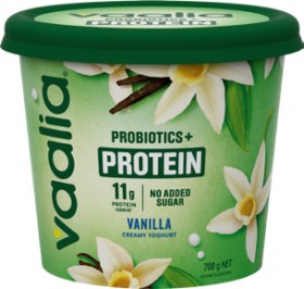 NEW+Vaalia+Probiotics%2B+Protein+No+Added+Sugar+Vanilla+Creamy+Yoghurt+700g