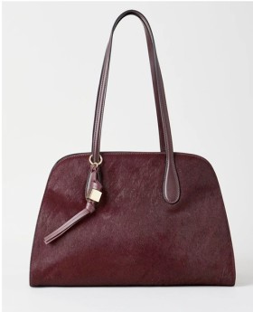 Basque-Melrose-Leather-Tote-Bag-Plum on sale