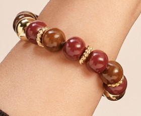 Mimco+Vienne+Bead+Bracelet+Gold