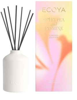 Ecoya-Limited-Edition-Sweet-Pea-Jasmine-Ceramic-Reed-Diffuser-200mL on sale