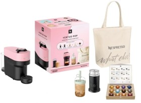 Nespresso+by+De%26%23039%3Blonghi+Vertuo+Pop+Capsule+Coffee+Machine+Value+Pack+-+Candy+Pink
