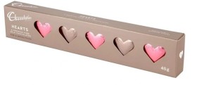 Chocolatier-6-Pack-Pink-Mocha-Foiled-Hearts-45g on sale
