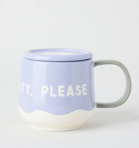 Vue+Cosy+Collection+Biggie+Mug+with+Coaster+-+Violet