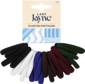 Lady-Jayne-Soft-Knitted-Ponytailers-24-Pack on sale
