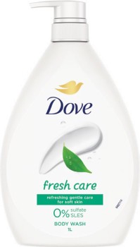 Dove-Fresh-Care-Body-Wash-1L on sale
