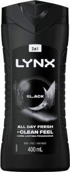 Lynx+3in1+Black+Body+Wash+400mL