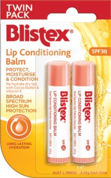Blistex+Lip+Conditioning+Lip+Balm+SPF30+4.25g+Twin+Pack%26Omega%3B