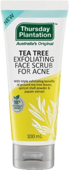 Thursday-Plantation-Tea-Tree-Exfoliating-Face-Scrub-for-Acne-100mL on sale