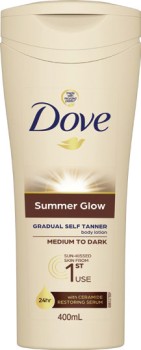Dove-Body-Lotion-Medium-to-Dark-Summer-Glow-400mL on sale