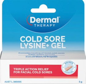 Dermal-Therapy-Cold-Sore-Lysine-Gel-5g on sale