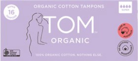 Tom-Organic-Tampons-Super-16-Pack on sale
