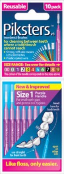 Piksters-Interdental-Brushes-Size-1-Purple-10-Pack on sale
