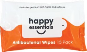 Happy-Essentials-Antibacterial-Wipes-15-Pack on sale