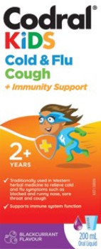 NEW+Codral+Kids+Cold+%26amp%3B+Flu+Cough+%2B+Immunity+Support+200mL%2A