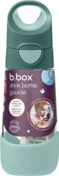 B.box+Kids+Tritan+Green+Bottle+450mL