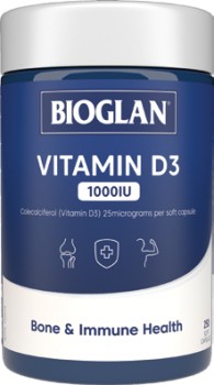 Bioglan+Vitamin+D3+1000IU+250+Capsules%2A