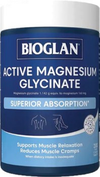 Bioglan-Active-Magnesium-Glycinate-200-Tablets on sale