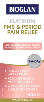 Bioglan-Platinum-PMS-Period-Pain-Relief-60-Tablets on sale