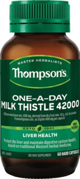 Thompsons-One-A-Day-Milk-Thistle-42000-60-Capsules on sale