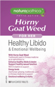 Naturopathica+Phyto-Active+Horny+Goat+Weed+For+Her+50+Tablets%2A