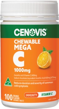 Cenovis+Chewable+Mega+C+1000mg+100+Tablets%2A