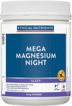 Ethical-Nutrients-Mega-Magnesium-Night-Powder-272g on sale