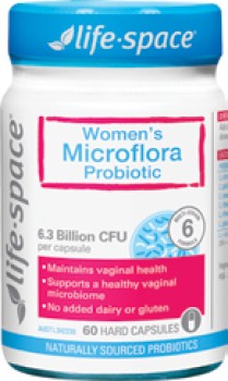 Life-Space-Womens-Microflora-Probiotic-60-Capsules on sale