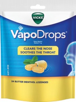 Vicks-VapoDrops-Butter-Menthol-Lozenges-24-Pack on sale