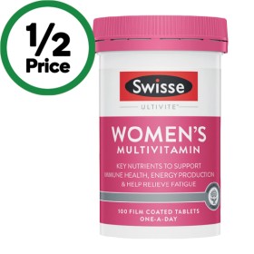 Swisse+Ultivite+Women%26rsquo%3Bs+Multivitamin+Tablets+Pk+100%7E