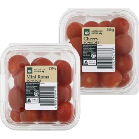 Australian+Cherry+or+Mini+Roma+Tomatoes+250g+Pack