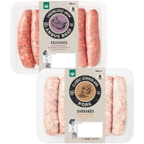 Woolworths+Premium+Butcher+Style+Sausage+Varieties+450-500g