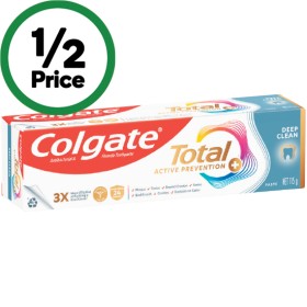 Colgate-Total-Active-Prevention-Toothpaste-115g on sale
