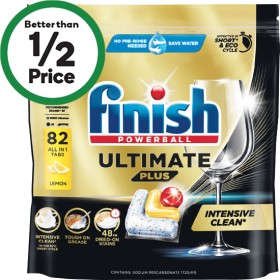 Finish-Ultimate-Plus-Dishwasher-Tablets-Pk-82 on sale