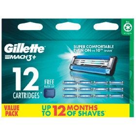 Gillette-Mach-3-Razor-Blades-Replacement-Cartridges-Pk-12 on sale