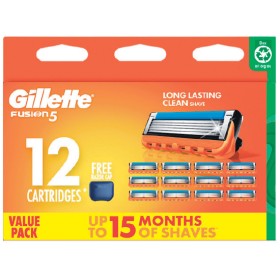 Gillette+Fusion+5+Razor+Blades+Replacement+Cartridges+Pk+12
