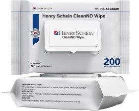 Buy-4-10-off-Henry-Schein-CleanND-Wipe-Flat-Pack-200pk on sale