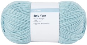 8-Ply-Acrylic-Yarn-100g-Cloud-Blue on sale