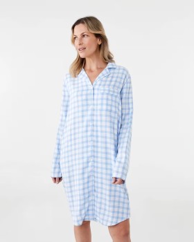 Long-Sleeve-Flannel-Nightie on sale
